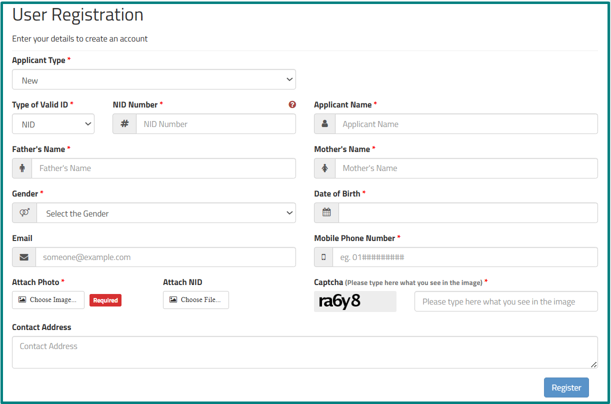 Desco New Connection Online Application 2026: user registration processes